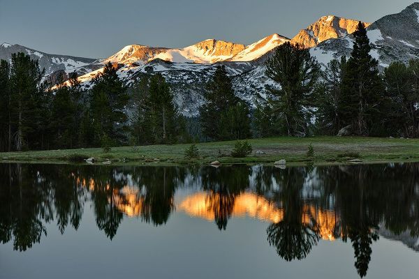 Jones, Adam 아티스트의 Alpine tarn-Tuolumne Meadows sunrise-Yosemite National Park-California작품입니다.